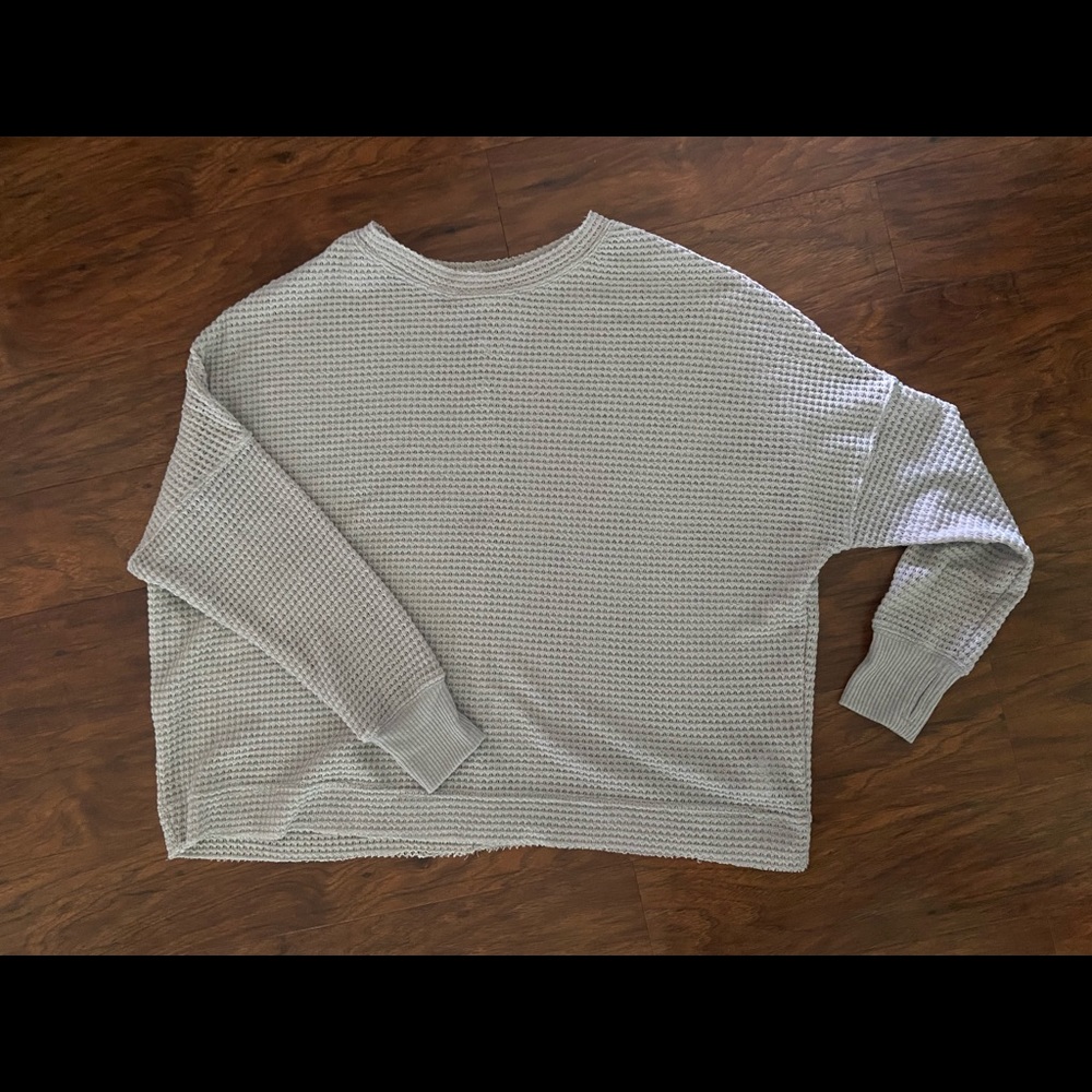 Grey Waffle Top.